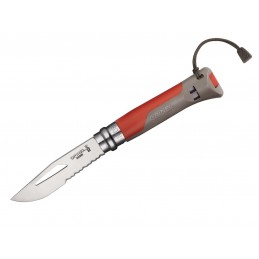 Coltello Opinel N°08 Inox outdoor terre/rouge