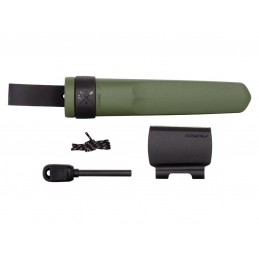 Coltello Mora Morakniv KANSBOL GREEN WITH SURVIVAL KIT (13912)