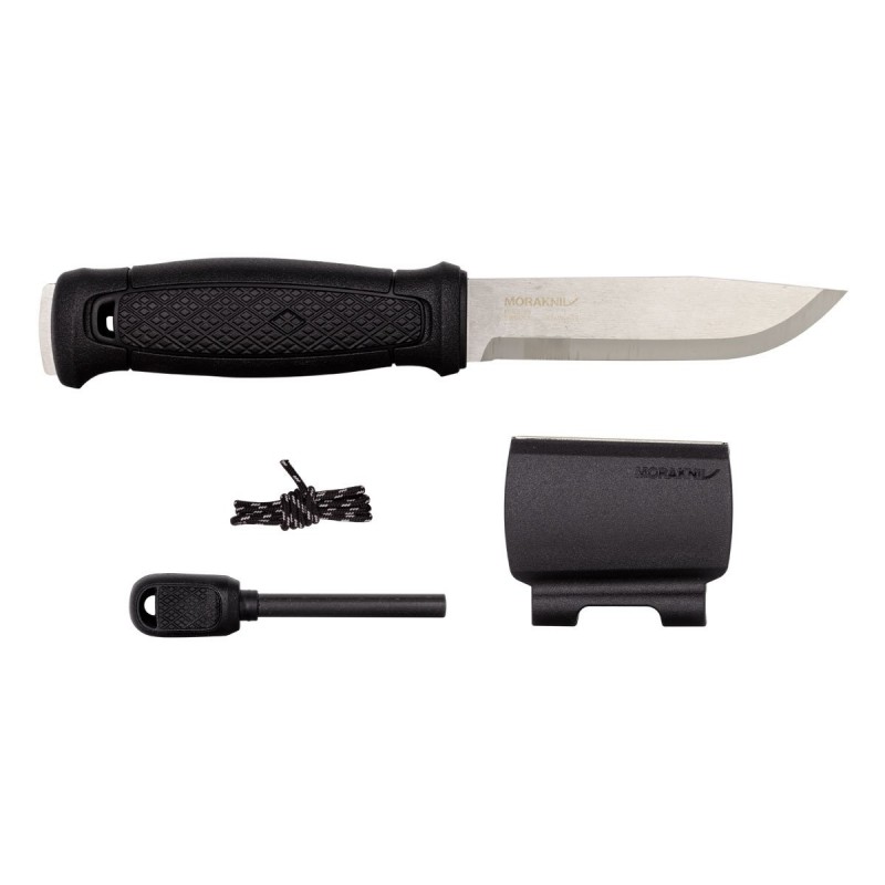 Coltello Mora Morakniv GARBERG BLACK WITH SURVIVAL KIT (13914)