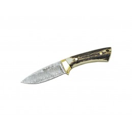 Coltello Muela COLIBRI' STAG DAMASCUS INOX 7DAM